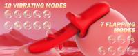 Leten 2 en 1, consolador vibrador para mujeres, estimulador de clítoris y punto G, masajeador de lengua y vagina, Juguetes sexuales para adultos para parejas - details 1