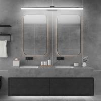 Lámpara LED de 32W Lámpara de espejo Aplique Blanco Frio 6000K Luz natural para Espejo Muebles de Maquillaje Aparato Montado en la Pared, Negro, 120CM - details 105