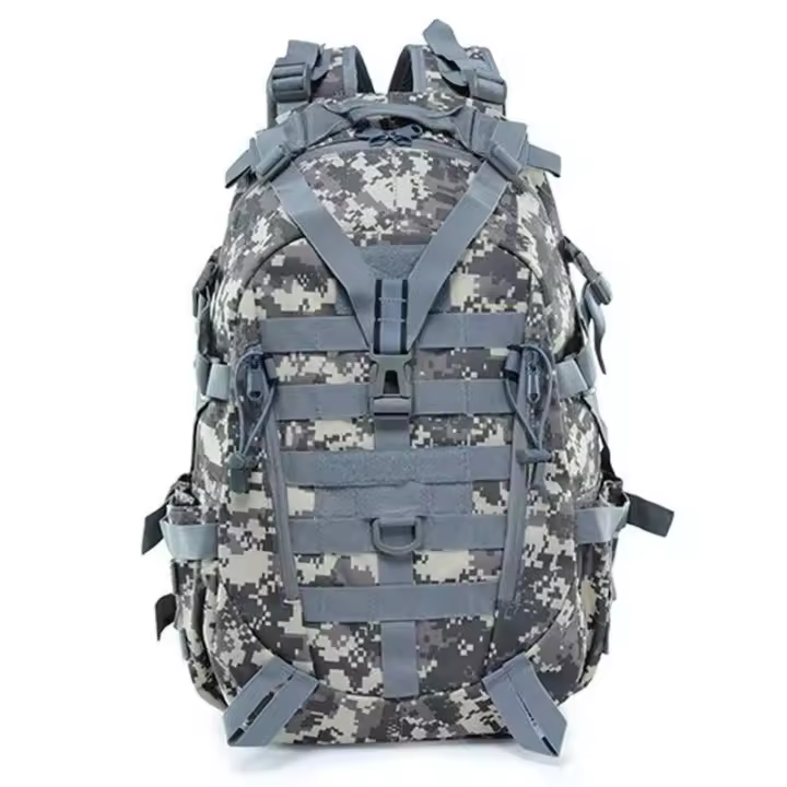 Mochila de Camping de 40L, bolsas de viaje para hombre, mochila táctica Molle para escalada, senderismo al aire libre, bolsa de pesca de hombro reflectante - 1