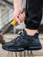 Zapatos de Seguridad para Hombres Punta de Acero, Comodidad de Cojín de Aire, a Prueba de Agujeros - details 0