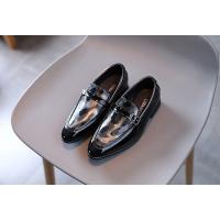 Zapatos de cuero de estilo británico para niños, calzado de tacón bajo, Punta puntiaguda, versátil, para boda - details 10