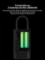 Compresor de Aire Eléctrico Portátil Xiaomi Mijia 150PSI para Bicicleta, Coche, Fútbol, Baloncesto, Hogar Inteligente Hecho en China - details 6