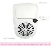 Máquina de Recogida de Polvo para Uñas KADS 40W Herramientas de Manicura Pedicura Potente Ventilador Equipo de Salón Limpiador de Polvo en Vacío - details 2