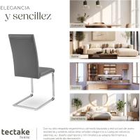 Juego de Sillas de Terciopelo Sillas de Comedor Ergonómicas Versátiles - details 32