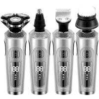 Afeitadora eléctrica 4 en 1 para hombre, recortadora 3D flotante, carga rápida USB, recortadora de barba portátil - details 11
