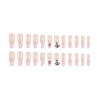 Nude Pearl Uñas postizas ultra flexibles y duraderas, salón de uñas para mujeres y niñas - details 3