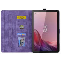 Lenovo Tab M9 Funda 9 pulgadas, diseño de flor relieva, soporte de cuero PU, cartera para tablet, accesorios electrónicos 2023 - details 13