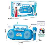 Máquina de Karaoke con micrófono, instrumento musical, juguetes para niños con luz, juguete educativo de viaje para interiores y exteriores, regalos para niños y niñas - details 6