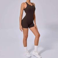Conjunto de gimnasia mejorado para mujer, traje de yoga, ropa deportiva para mujer, rosa, rojo, azul y gris, 2024 - details 15
