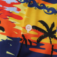 Camisa de manga corta para hombre, Camisa ajustada con estampado de flores fragmentadas, serie CS, primavera y verano, 2024 - details 60