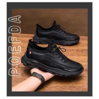 Nuevos Zapatos Deportivos Para Hombres, Zapatos Casuales De Cuero, Zapatos Transpirables Bajos - details 12