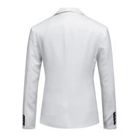 Chaqueta de Traje Elegante para Hombres Estilo de Negocios Formal Ajuste Delgado Botón Único - details 7