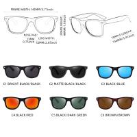 Gafas de Sol Polarizadas Cuadradas Clásicas Gafas de Sol Negras Retro para Hombres y Mujeres - details 0