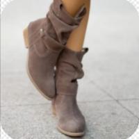 Otoño Invierno mujeres; zapatos planos botas martin moda al aire libre botas cortas para mujer zapatos - details 7