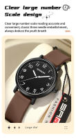 Exam Reloj de cuarzo luminoso, ligero, informal, resistente al agua, para estudiantes, silencioso - details 24
