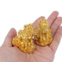 Estatua de la bestia del Dios Qilin, Fengshui Kylin Chi-lin Qilin de cobre chino, para decoración del hogar, 1 par - details 18