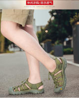 Sandalias de bolsillo con suela ligera para exteriores, de gran tamaño, sandalias de senderismo de verano para mujer, zapatos de playa para hombre - details 2