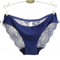 Bragas sexis de encaje para mujer, bragas transpirables de algodón sin costuras, calzoncillos transparentes para niñas, ropa interior de marca de talla grande, 1 pieza - details 6