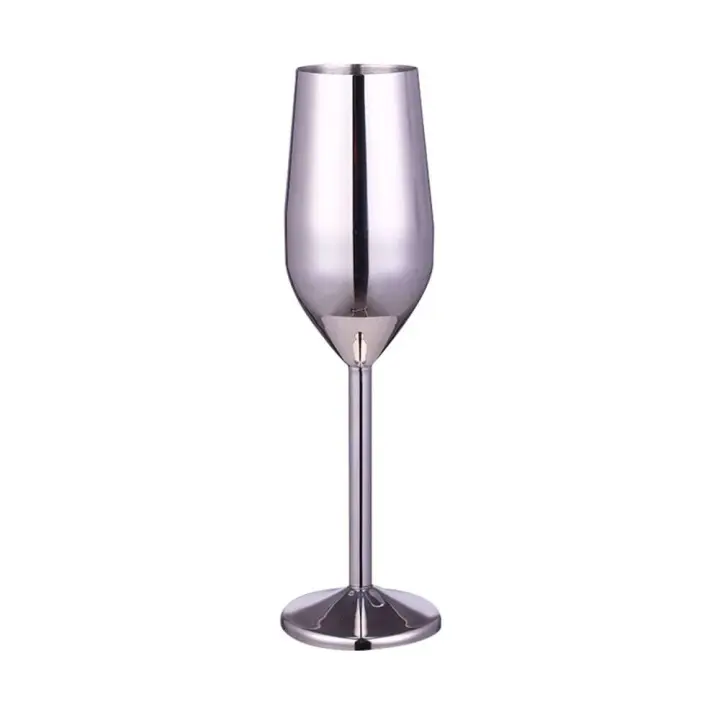 Copas de Champán de Acero Inoxidable 220ML Ideal para Bar y Restaurantes - 1