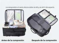 La mochila se puede aspirar y comprimir, mochila de expansión simple y de gran capacidad, de alta gama para hombres, bolsa de viaje. - details 10