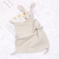 Edredón de muselina de algodón para bebé, manta suave para recién nacidos, muñecas para dormir, juguete para dormir de moda para niños, Baberos de toalla para calmar - details 9
