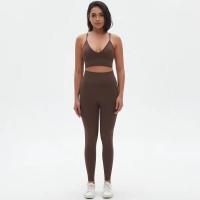 Conjunto de yoga de cintura alta para mujer, sujetador deportivo transpirable, mallas, equipo de fitness para levantamiento de pecho - details 30
