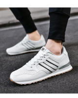 Zapatillas de deporte de cuero para hombre, zapatos deportivos informales para exteriores, antideslizantes, transpirables, cómodos para caminar - details 9