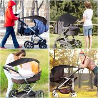 Cubierta parasol extendida para cochecito de bebé, protector solar transpirable, dosel para cochecito de bebé, visera ligera Anti-UV para cochecito - details 12