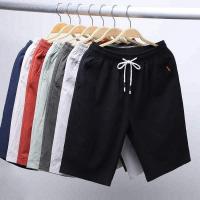 Nuevos pantalones de playa de verano de estilo informal para hombre, pantalones cortos rectos deportivos para correr para hombre, Material de poliéster - details 2