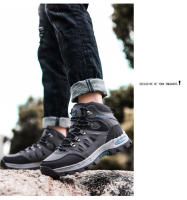 Zapatos de senderismo de alta calidad para hombre, zapatillas deportivas antideslizantes para senderismo y montaña, botas de escalada informales - details 15
