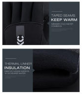 CXWXC-guantes de neopreno de invierno para ciclismo, traje de neopreno, guantes de dedo completo, Guantes Térmicos flexibles de 3mm, guantes largos para buceo - details 9