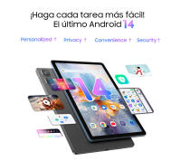 Tablet Blackview Tab 16 Pro, pantalla FHD+ de 11'' a 120Hz, procesador T616 Octa Core, 24GB (8+16) de RAM, 256GB de ROM, 7700mAh, Android 14, tablet 4G. - details 26