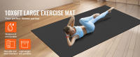 SucceBuy Estera de Ejercicio, Alta Densidad, Antideslizante, Yoga, Fitness, Ejercicio, Hogar, 0V, Material Premium - details 0