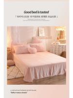 Conjunto de Cama de Terciopelo de Mink de Lujo para Otoño-Invierno Funda de Edredón de Reina, Sábanas, Almohadas Rosa de Alta Calidad - details 14