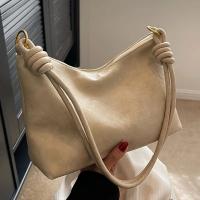 Bolso de Hombro de PU para Mujer Bolso Cruzado de Moda con Correa Ancha Bolso Commuter Casual - details 8