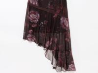 Vestido irregular con tirantes estampados y cuello en V de encaje elegante a la moda para mujer nuevo estilo - details 4