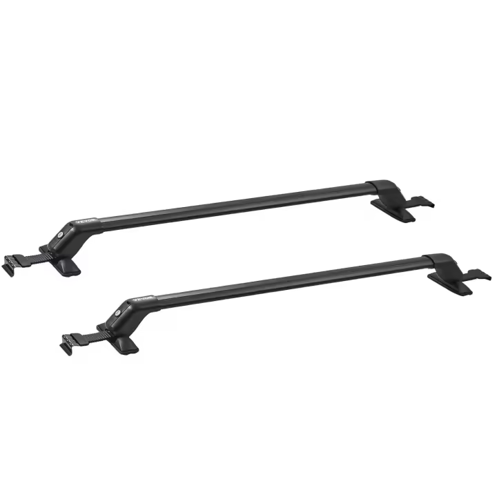 Portaequipajes de Aluminio con Cerradura para Coche Carga de 70.3kg Compatible con Vehículos con Techo Descubierto - 1