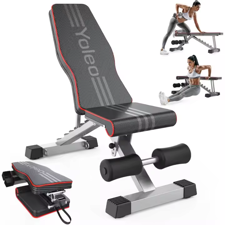 Banco de gimnasio plegable Ideal para el entrenamiento completo del cuerpo 300 kg Ajuste rápido - 1