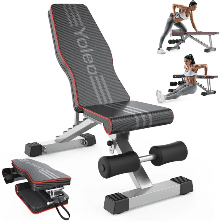 Banco de gimnasio plegable Ideal para el entrenamiento completo del cuerpo 300 kg Ajuste rápido - 1