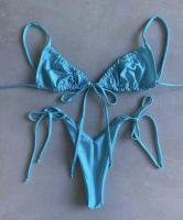 2020 traje de baño para mujer, bikini con tirantes, traje de baño liso de doble cara, bikini sexy, fiesta en la piscina, esencial, nuevo - details 25