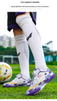 Zapatos de fútbol versátiles, uñas rotas TF, césped artificial para campos deportivos, entrenamiento de competición, antideslizante y transpirable - details 15
