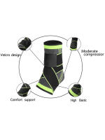 2Pcs Adjustable Sports Ankle Support Compression Brace Protector - details 1