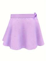 Falda Tutú de Ballet para Niñas con Lentejuelas - Vestido de Baile de Princesa para Entrenamiento y Actuaciones, Poliéster Transpirable, Tela No Elástica - details 5