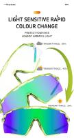 Kapvoe-gafas de sol fotocromáticas para deportes al aire libre para hombre, lentes de ciclismo de montaña, para correr, Color Rojo - details 6