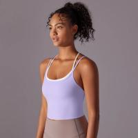 Ropa interior deportiva de realce para mujer, sujetador de Yoga para Fitness, gimnasio, entrenamiento, correr, camiseta sin mang - details 43