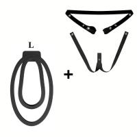 Empaquetado privado Sexy Fufu Clip Strap Sissy Cage, Material ABS Flexible Clamp Trainer para Jaula de Castidad Masculina con Cinturón 18+ - details 8