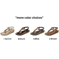 Sandalias de Tacón Alto de Verano 2025 Estilo Bohemio Chic de Madera Tejida Talla Grande - details 4