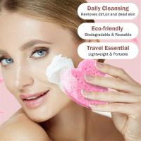Esponjas faciales comprimidas con forma de corazón, almohadillas de limpieza Facial Natural, 100 unidades - details 3