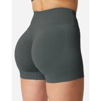 Pantalones cortos deportivos de cintura alta sin costuras para mujer de ropa deportiva - details 5