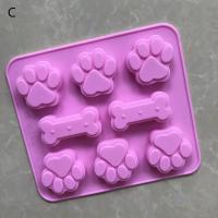 Molde de silicona de hueso de perro encantador para hornear Chocolate, dulces, Fondant, confitería, jabón de Pata de Gato, moldes de pastelería, herramientas de decoración de pasteles - details 10